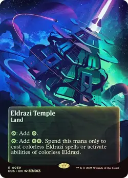 MTG - Eldrazi Temple - Foil - Stellar Sights - EOE - Magic the Gathering - Image 1