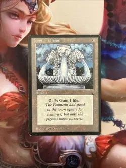 MTG Fountain of Youth The Dark Regular Uncommon LP - Image 1