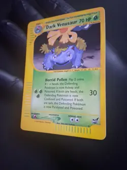 Dark Venusaur Best of Game Promo #7 NM Pokemon Card 2003 Black Star Promo - Image 3