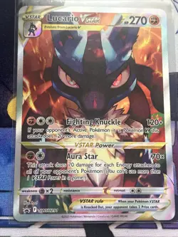 Pokemon TCG Lucario VSTAR SWSH291 Holo Black Star Promo Crown Zenith - Image 3