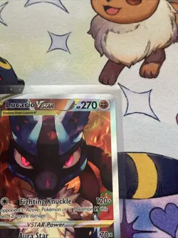 Pokemon TCG Lucario VSTAR SWSH291 Holo Black Star Promo Crown Zenith - Image 4