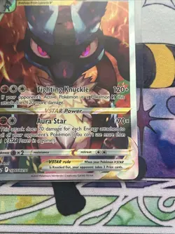 Pokemon TCG Lucario VSTAR SWSH291 Holo Black Star Promo Crown Zenith - Image 5