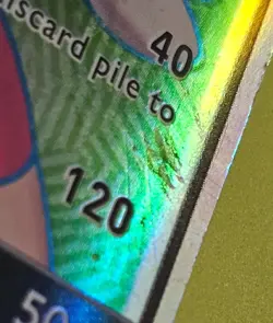 Pokemon TCG Lurantis GX Full Art Holo Card Base Set 138/149 Pokemon SCRATCHED - Image 2