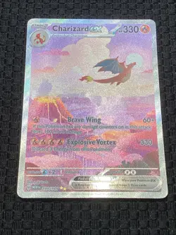Pokemon TCG Charizard EX 199/165 SIR Scarlet & Violet 151 English NM Condition - Image 5