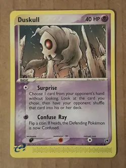 Pokemon Duskull 61/100 Ex Sandstorm E-Series NM See Pictures - Image 1