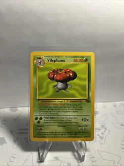 1999 Pokemon TCG Vileplume Jungle 31/64 Regular Unlimited Rare HP - Image 1