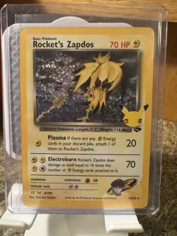 Pokemon TCG Rockets Zapdos Holo Classic Collection 15/132 Celebrations 25th - Image 1