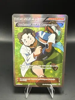 Pokemon TCG Professor Birch's Observations Primal Clash 159/160 Full Art Holo - Image 1