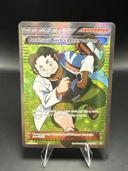Pokemon TCG Professor Birch's Observations Primal Clash 159/160 Full Art Holo - Image 2