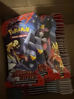 Pokemon TCG Destined Rivals Sleeved Booster Packs 40 , Sealed - Image 1