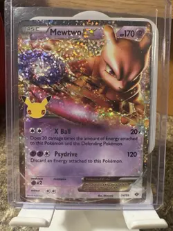 Pokemon TCG Mewtwo EX 54/99 Celebrations Classic Collection 25th Anniversary - Image 1