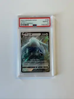 Pokemon TCG Lugia V 138/195 Sword & Shield - Silver Tempest Holo PSA 10 - Image 1