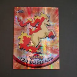 Pokemon Topps Chrome Series 1 Rapidash #78 Tekno NM - Image 1