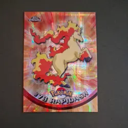 Pokemon Topps Chrome Series 1 Rapidash #78 Tekno NM - Image 1