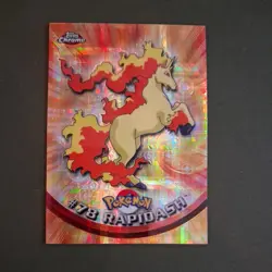 Pokemon Topps Chrome Series 1 Rapidash #78 Tekno NM - Image 1