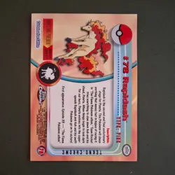 Pokemon Topps Chrome Series 1 Rapidash #78 Tekno NM - Image 2