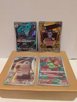Pokemon TCG 4 x Korean Full Art Illustration Bundle Art Rare - Image 1