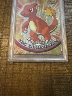 2000 TOPPS CHROME POKEMON T.V. #5 CHARMELEON PSA 8 - Image 4