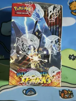 Pokemon TCG SV Surging Sparks Booster Box NEW SEALED FAST SHIPPING ACRYLIC CASE - Image 2