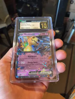 Pokemon TCG Mimikyu EX 004 Holo Black Star Promo SV CGC PRISTINE 10 - Image 3