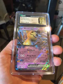 Pokemon TCG Mimikyu EX 004 Holo Black Star Promo SV CGC PRISTINE 10 - Image 4