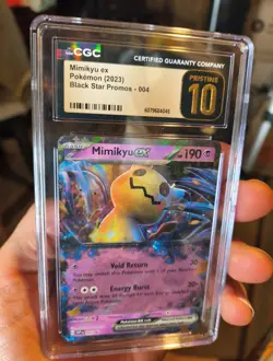 Pokemon TCG Mimikyu EX 004 Holo Black Star Promo SV CGC PRISTINE 10 - Image 5