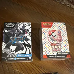 Pokemon Booster Bundle Surging Sparks, Journey Together, Mega Evolution, 151 - Image 3