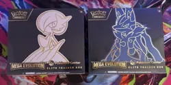 Pokemon Mega Evolution Pokemon Center Elite Trainer Box ETB Set of 2 Sealed - Image 1