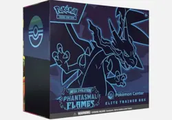 Phantasmal Flames Pokemon Center Elite Trainer Box (ETB) - Factory Sealed - Image 1