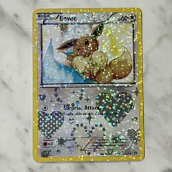 Pokemon Eevee Rc14/Rc25 Legendary Treasures: Radiant Collection Holo LP/NM - Image 3