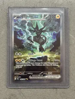 2025 Pokemon SV Black Bolt BLK EN Zekrom ex Special Illustration Rare #166/086 - Image 1