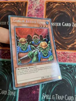 Yu-Gi-Oh! Goblin Attack Force SBC1-ENI06 Secret Rare 1st Edition Near Mint - Image 2