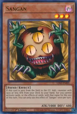 Sangan - LDS3-EN001 - BLUE Ultra Rare - 1st Edition Yugioh - Image 1