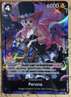 One Piece Heroines Edition Perona SR AA Alt Art EB03-045 English NM - Image 1