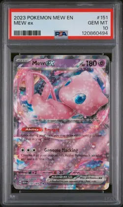 Mew ex 151/165 Pokemon 151 Ultra Rare PSA 10 Pokemon Card - Image 1