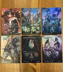 MTG Final Fantasy NM/Mint Foil Cards Lot, Through the Ages, FCA FIN Collector - Image 1