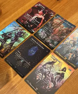 MTG Final Fantasy NM/Mint Foil Cards Lot, Through the Ages, FCA FIN Collector - Image 4