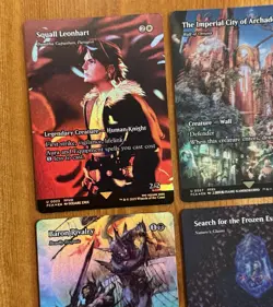 MTG Final Fantasy NM/Mint Foil Cards Lot, Through the Ages, FCA FIN Collector - Image 5