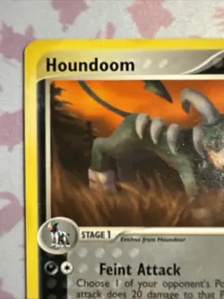 Houndoom 34/97 Pokemon EX Dragon Regular Rare Card - LP - Image 2