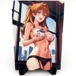 Neon Genesis Evangelion Asuka Langley Soryu Sexy Anime Waifu Goddess Story Card - Image 1