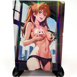 Neon Genesis Evangelion Asuka Langley Soryu Sexy Anime Waifu Goddess Story Card - Image 2