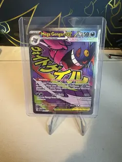 Pokemon Mega Gengar EX Full Art Holo Psychic Card 269/217 English - Image 1