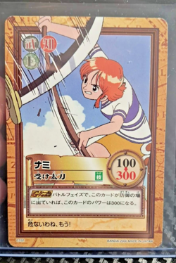 BANDAI One Piece Hyper Battle NAMI SCARCE C152 EARLY CARD VINTAGE LUFFY CREW - Image 1