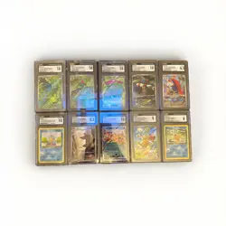 Pokemon CGC Graded Lot of 10 Slabs Cards - Image 1