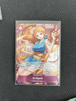 Heroines One Piece O-Nami Blocker Character Card ST18-002 2000 Bandai - Image 1