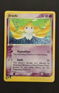 Jirachi Pokemon Card 97/95 ex Team Magma vs Team Aqua Secret Rare - Image 1