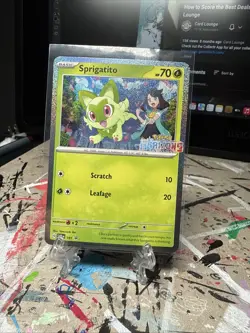 Sprigatito 191 Sv: Scarlet & Violet Promo Cards Holo - Image 3