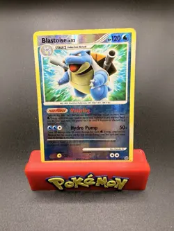 Pokemon TCG Blastoise Reverse Holo Rare Card 2/132 Secret Wonders - Image 1