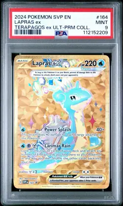 Lapras ex 164 Sv: Scarlet & Violet Promo Cards Holo graded PSA 9 - Image 1