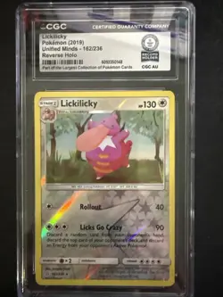 1/1 Guinness World Record Pokemon Lickilicky Reverse Holo Card 162/236 - Image 1
